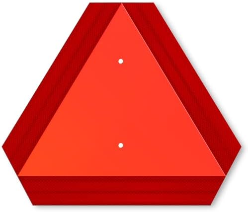 SweetApril (pakovanje 02) Sporo pokretni znakovi vozila, brz slobodan aluminijumski sporni mocivi za trokut, 14 x16, dijamantski razred