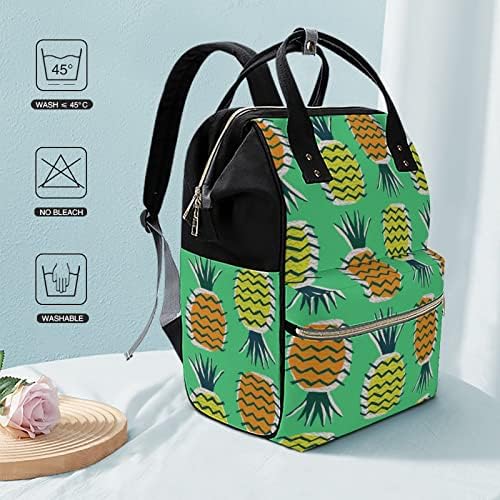 Ananas valovi vodootporni ruksak za mamu Veliki kapacitet od pelenske torbe multifunkcijske turističke torbe