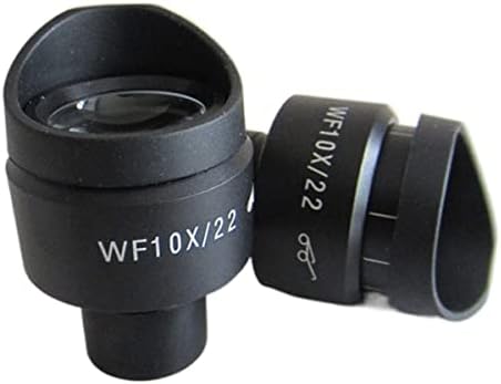 Komplet opreme za mikroskop za odrasle 2 kom sa gumenom zaštitom za oči Wf10x/22mm Stereo mikroskop okular Lab potrošni materijal