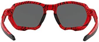 Oakley muške OO9019 plazma pravokutne sunčane naočale, crveni tigar / prizm crni, 59 mm