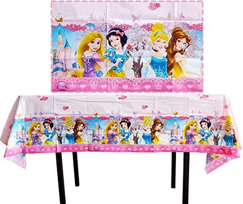 1kom Disney Princess tematske dekoracije za rođendanske zabave – jednokratni Disney Princess plastični stolnjak / 71,25 x51,96, jednokratna