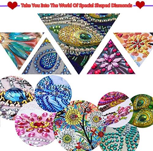 Alloyseed Specijalni Oblik DIY 5D Diamond painting Kits Crystal Rhinestone Painting Colorful Butterfly Flower Jelen puž dijamant slike