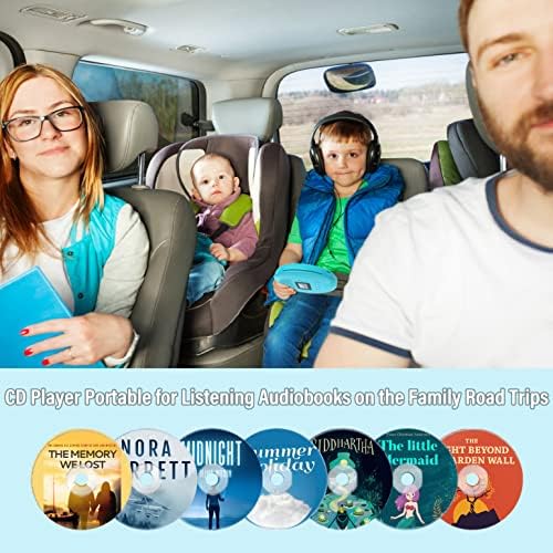 CD plejer prenosivi / zvučnik ugrađeni punjivi CD plejer od Monodeal | Walkman CD plejera za auto i Dom, decu, CD plejer protiv preskakanja