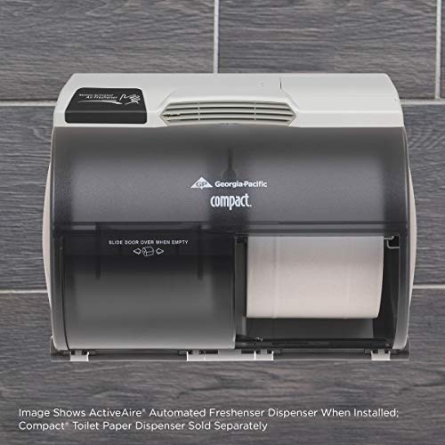 ActiveAire automatizirani dozator osvježivača za kompaktni bočni dozator toaletnog papira GP PRO , siva, 56755, 3,5 Š x 2,125 D x