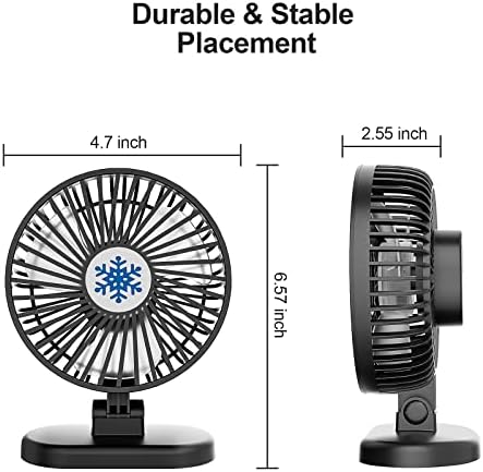 CC Store USB ventilator, 3 brzina u jednom gumbu, malen moćan prijenosni mir, utikač u ventilatoru snage, podešavanje Mini ventilator