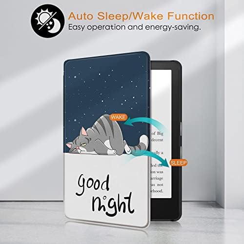 Tanka futrola za sve-Nova Kindle Oasis - kožna navlaka sa automatskim buđenjem / spavanjem-odgovara u-novi Kindle 2017, sleeping Fox