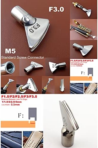 1pc F3 Kožni zanat električni ivica čišćenje stroja za čišćenje Press line Zamijenite tip alat m5 navojni standardni vijčani konektor