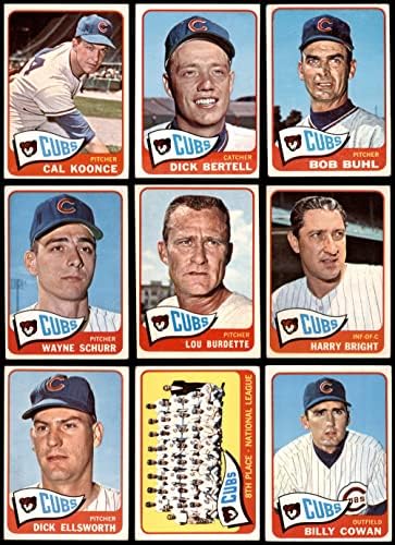 1965. TOPPS Chicago Cubs Team Set Chicago Cubs VG + MUBI