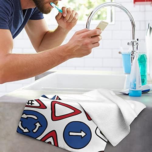 Prometni znakovi ručnici za ruke lica krpe za pranje karoserije meko krhotine sa slatkim tiskanim za kupatilo Kuhinja hotel Svakodnevna
