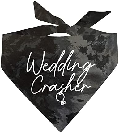 Vjenčanje Crasher Vjenčanje Najava Angažman Scrunch Tie Dye Trougao Pas Bandana