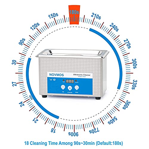 Ultrazvučni čistač-NOVMOS 900ml ultrazvučni čistač nakita,ultrazvučna Kavitaciona Mašina Sonic Cleaner, sa digitalnim tajmerom za