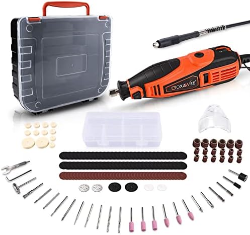 GOXAWEE Rotary tool Kit sa 180 rotary tool Accessories & Flex Shaft & Universal Collet, 5 Rotary Multi-Tool sa varijabilnom brzinom,