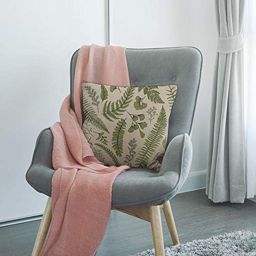 HGOD dizajnirani listovi bacaju poklopac jastuka jastuk, zeleno lišće i pamučni pamučni posteljinski poliester ukrasni kućni dekor