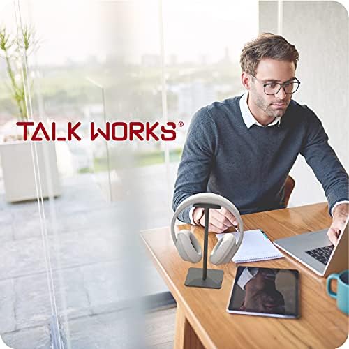 TALK WORKS držač stalka za slušalice-Organizator stalka za slušalice i stoni prostor za uštedu prostora za dom, ured i sobu za igre