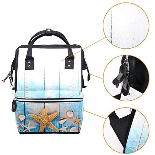 Starfish uzorak pelene tote torbe mammmy ruksak velikih kapaciteta peppy torba sestrinska torba za brigu o bebi