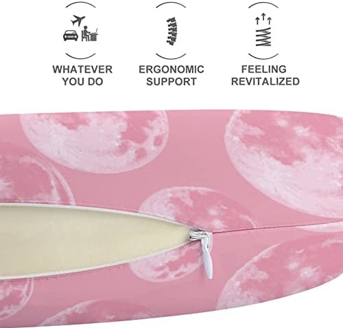 Pink mjesec putovanja Jastuk za jastuk u obliku pjene u obliku zrakoplovne jastuk za glavu podrška