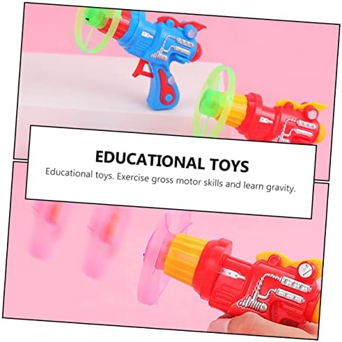 Toyvian 3pcs treperi Top Toy Disc Launcher igračke Sky Launcher pucačine igračke Igračke za mozak igračke na otvorenom igračke za