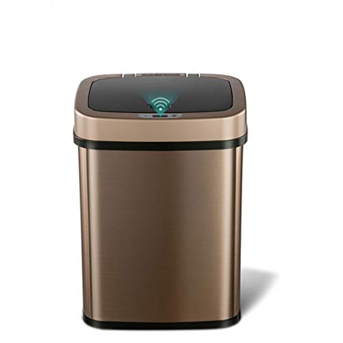 Wpyyi kanta za smeće sa pametnim senzorom od nehrđajućeg čelika kvadratna kanta za smeće kanta za smeće Kancelarijska kanta za smeće