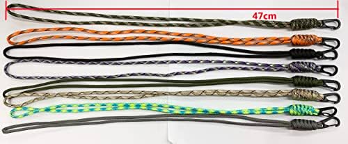 Kedmot jaki pleten za pleten dugi vrat Paracord Lanyard privjesak za značke za badgeans vanjske aktivnosti