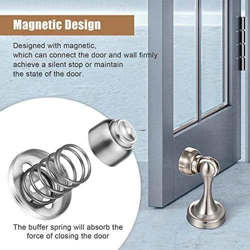 Za čepovi magnetnih vrata Vrata od nehrđajućeg čelika zaustavljaju držač ulova magnetskim vratima sa vijcima za zidni zaštitni zidni