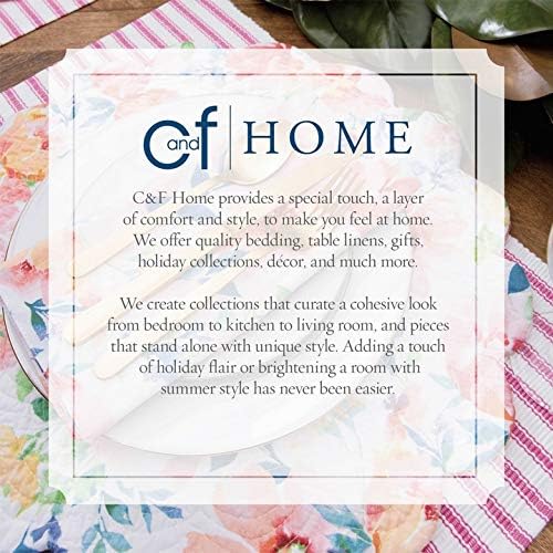 C & amp; F Home Best Memories vezeni brašna vreća Dishtowel dekor dekoracija kuhinjski ručnik bijeli
