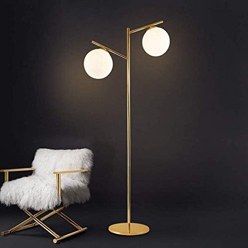 COTCLO - Creative Podne lampe, 2 svjetla Post-moderna zlatno željezo okrugla staklo ukras rasvjeta za osvjetljenje čep-u stojećim