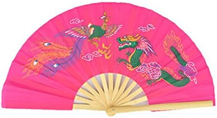 APINT bambusova maskota maskota zmajeva Phoenix Design Chinese Kung Fu Borial Tai Chi Pink