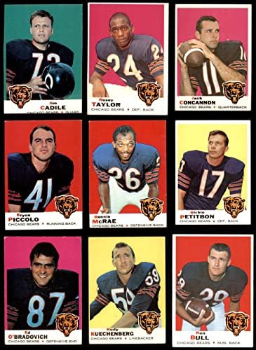 1969. TOPPS Chicago Bears Team Set Chicago Bears VG / Ex Bears