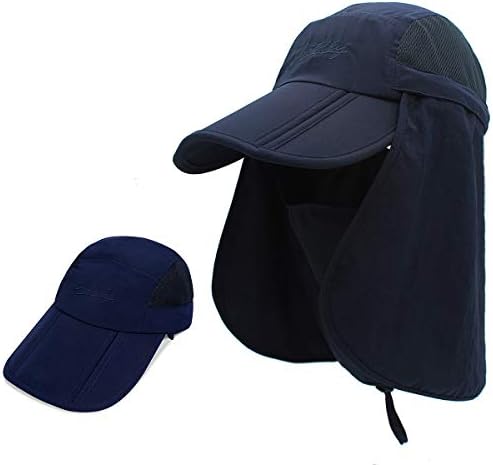 Panpacsight Ribolovni šešir sa poklopcem za lice za zaštitu solarne zaštite u UPF 50+ za muškarce i žene
