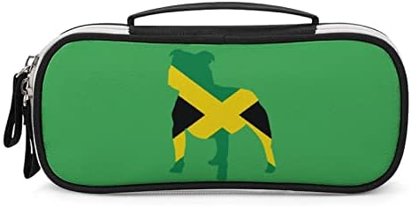 Pitbull Jamaica zastava tiskane torbe za olovke Torbica za kockice sa ručicama Kartu za šminku za šminku