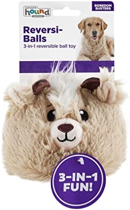 Vanjski gonični reverzi-kuglice Antelope Spike Ball pse igračka u reverzibilnoj plišanoj školjci