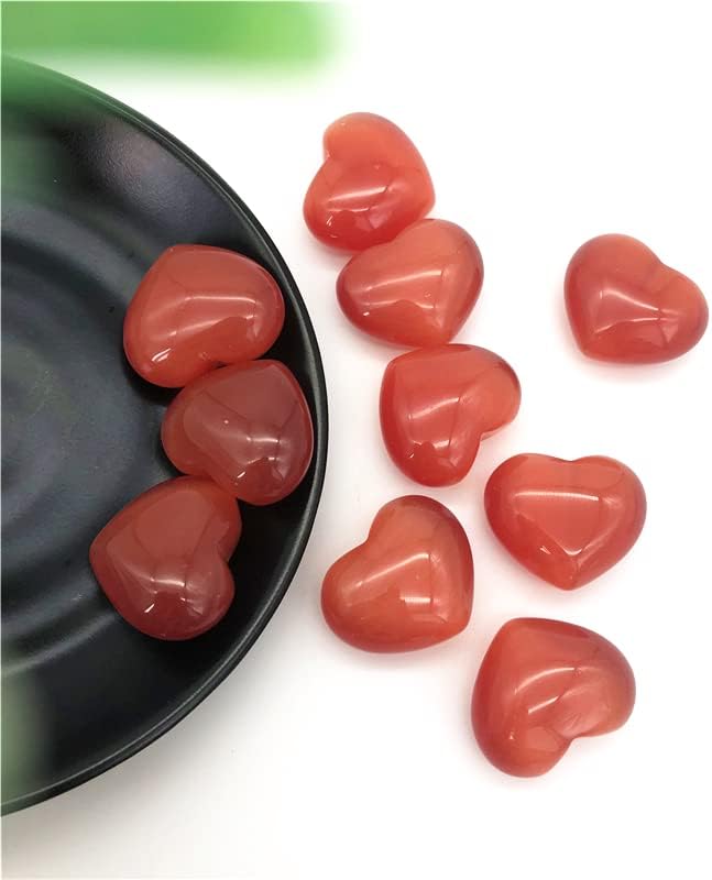 Ertiujg husong306 1pcs prekrasan crveni mačji kamen u obliku srca u obliku srca u obliku srca dragulja dragulje zacjeljivanje kamenja
