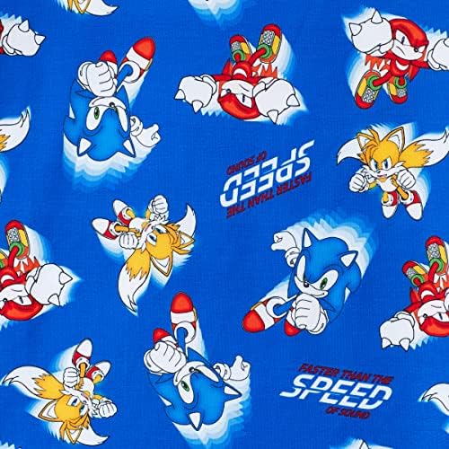 Sonic The Hedgehog Boys Termal donje rublje za djecu 2 komada baznog sloja i duge Johne gamaše za djecu pidžame