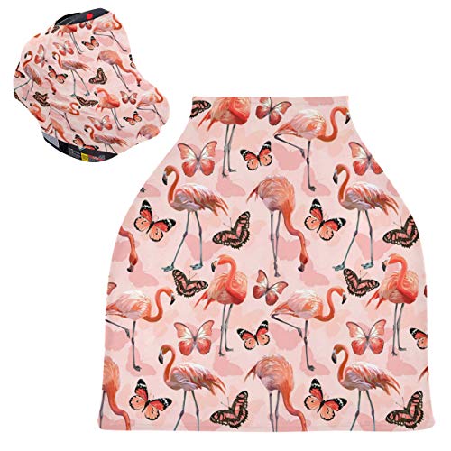 Flamingo bebe navlake za sjedala - dojenje šal, višestruki karteat nadstrešnicu, za dječaka i djevojku