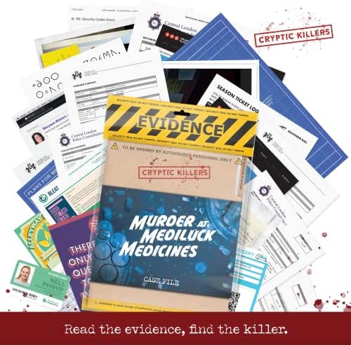 Neriješeno ubistvo Mystery Game - Cold Case Files istraga-CRYPTIC KILLERS-detektiv dokaz & Crime File-pojedinci, Datum Noći & Party