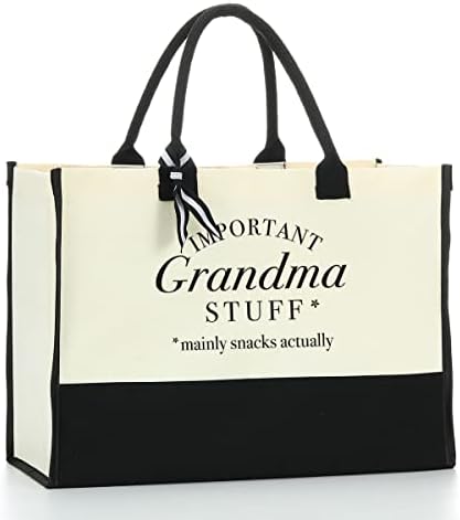Baka tote torba za žene personalizirana torba za plažu vodootporna Platnena torba inspirativni bakini pokloni za žene baka Nana Gigi