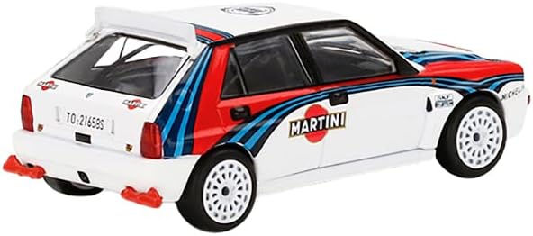 Truescale Miniatures Lancia Delta HF Integrale Evoluzione Bijela w / grafika Martini Racing Ltd Ed do 3600 kom 1/64 Diecast Model