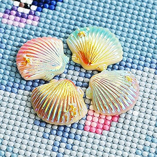 4pcs Shell shell Shape Diamond Painting Magnet Cover Holder slika Cross Stitch Diamond Painting Cover Minders magnetna naljepnica