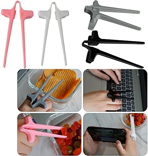 SXNHAFA 4pcs štapići za igrače - bez prljavih ručnih grickalica - hladni čips štapići, snack štapići za prst, čepci pomagač, pokloni
