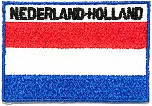 Patch A-One EU uzorak + Nizozemska Zastava države Applique Patch + Europska unija Ovratnik za znanje, accessorize Poslovno odijelo