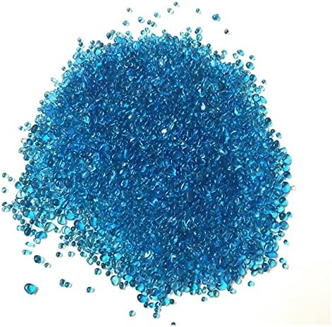 ZYM116 50g 2-5mm K5 more plavo staklo šljunčana glazura kamen kamen polirani akvarijum uzorak kristali za domaćinstvo zanata