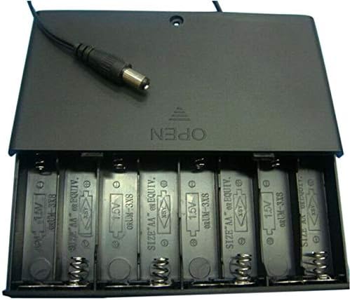 IOPQO kutija 12V držač DIY AA baterija 8 x kućište sa vodilicama punjača za baterije Pilas ponovni programi AAA